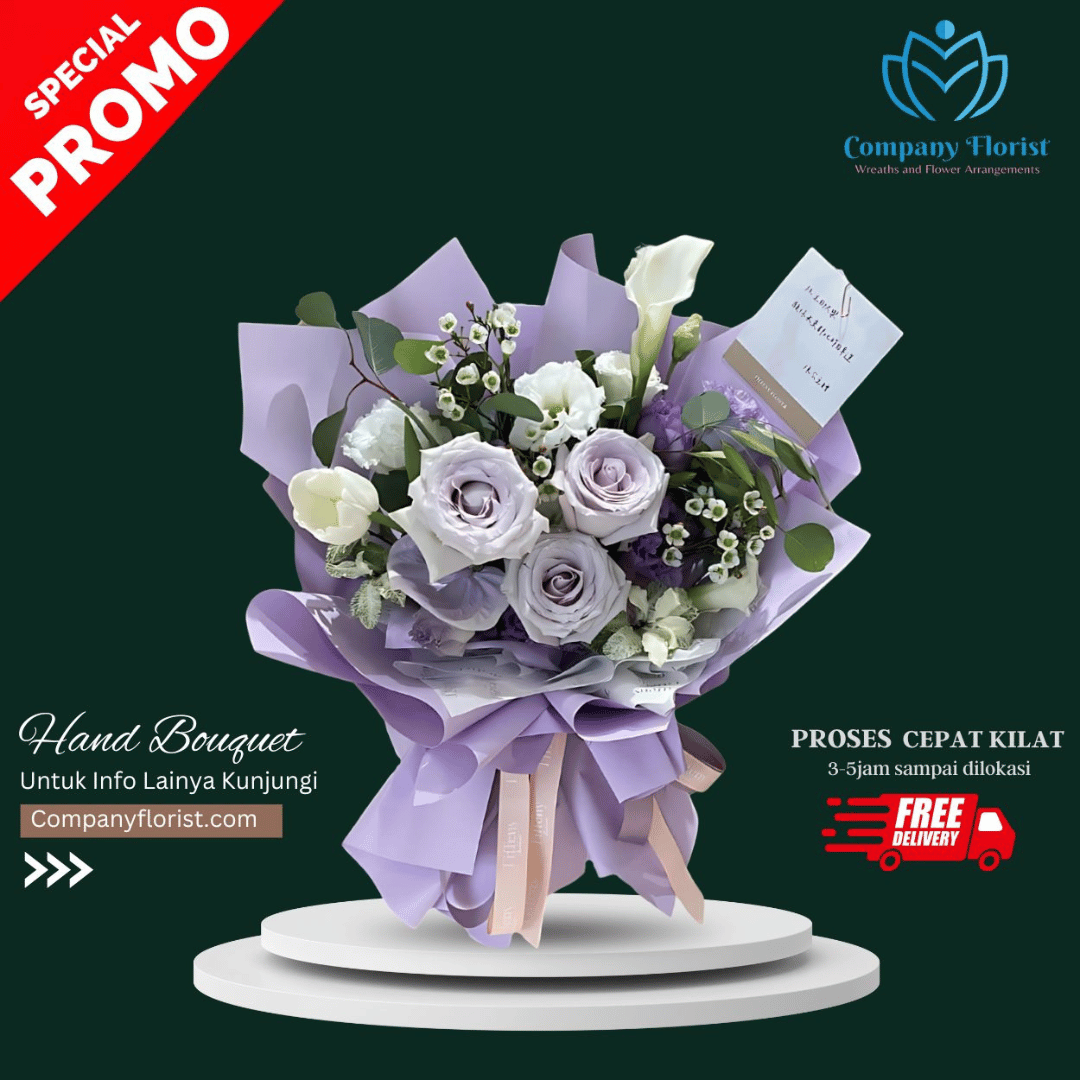 Buket Bunga Pastel Soft Tone
